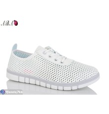 Кросівки жіночі на літо (8 пар р.39-43) білий  "Aba"