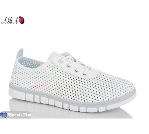 Кросівки жіночі на літо (8 пар р.39-43) білий  "Aba"