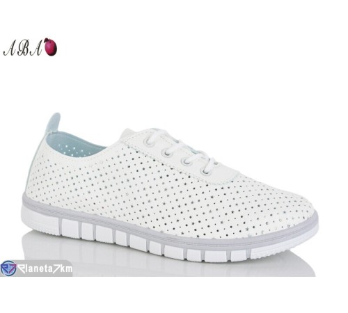 Кросівки жіночі на літо (8 пар р.39-43) білий  "Aba"