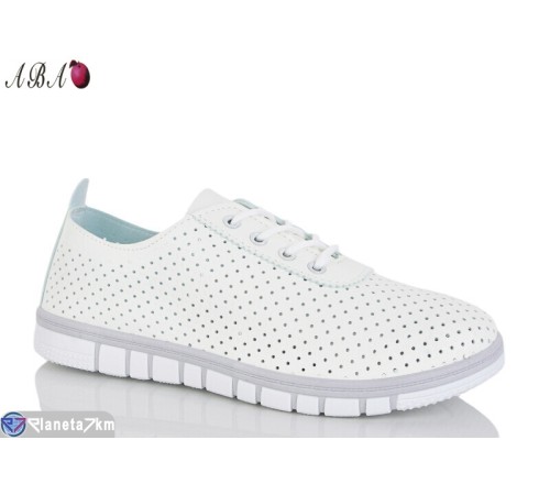 Кросівки жіночі на літо (8 пар р.39-43) білий  "Aba"