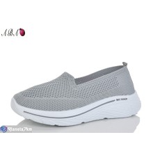 Сліпони жіночі на літо (8 пар р.40-43) сірий  "Aba"