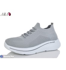 Кросівки жіночі на літо (8 пар р.40-43) сірий  "Aba"