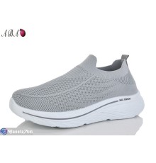 Кросівки жіночі на літо (8 пар р.40-43) сірий  "Aba"