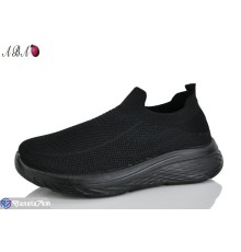 Кросівки жіночі на літо (8 пар р.40-43) чорний  "Aba"