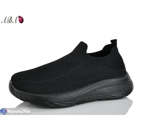 Кросівки жіночі на літо (8 пар р.40-43) чорний  "Aba"