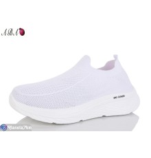 Кросівки жіночі на літо (8 пар р.40-43) білий  "Aba"