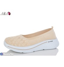 Сліпони жіночі на літо (8 пар р.40-43) бежевий  "Aba"