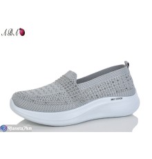 Сліпони жіночі на літо (8 пар р.40-43) сірий  "Aba"