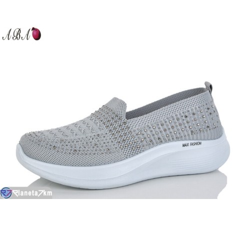 Сліпони жіночі на літо (8 пар р.40-43) сірий  "Aba"