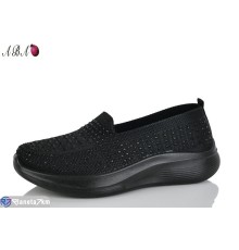 Сліпони жіночі на літо (8 пар р.40-43) чорний  "Aba"