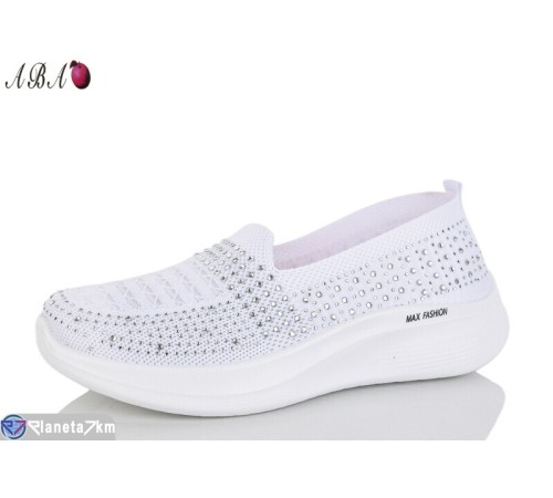 Сліпони жіночі на літо (8 пар р.40-43) білий  "Aba"