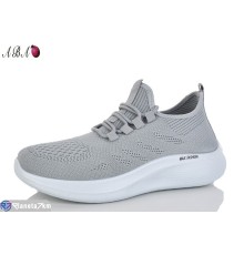 Кросівки жіночі на літо (8 пар р.40-43) сірий  "Aba"