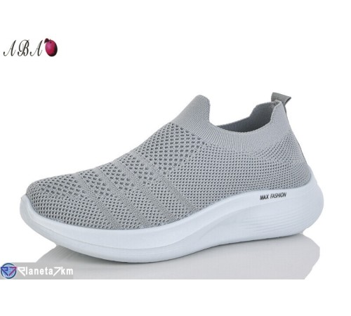 Кросівки жіночі на літо (8 пар р.40-43) сірий  "Aba"