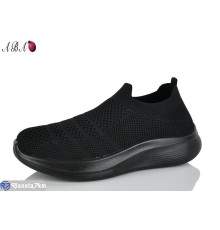 Кросівки жіночі на літо (8 пар р.40-43) чорний  "Aba"