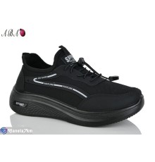 Кросівки чоловічі на весну/осінь (8 пар р.40-45) чорний  "Aba"