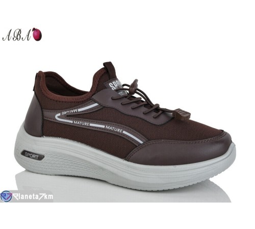 Кросівки чоловічі на весну/осінь (8 пар р.40-45) коричневий  "Aba"