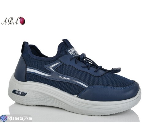 Кросівки чоловічі на весну/осінь (8 пар р.40-45) синій  "Aba"