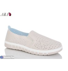 Сліпони жіночі на літо (8 пар р.37-41) бежевий  "Aba"