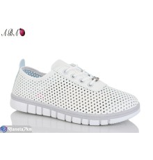 Кросівки жіночі на літо (8 пар р.37-41) білий  "Aba"