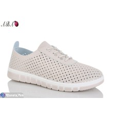 Кросівки жіночі на літо (8 пар р.37-41) бежевий  "Aba"