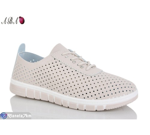 Кросівки жіночі на літо (8 пар р.37-41) бежевий  "Aba"