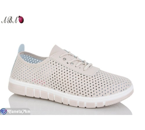 Кросівки жіночі на літо (8 пар р.37-41) бежевий  "Aba"