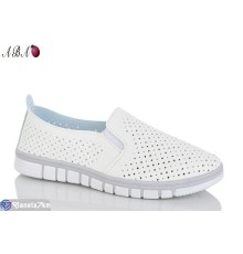 Сліпони жіночі на літо (8 пар р.37-41) білий  "Aba"