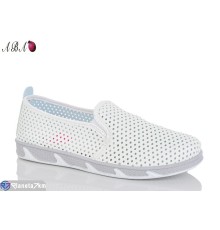 Сліпони жіночі на літо (8 пар р.37-41) білий  "Aba"