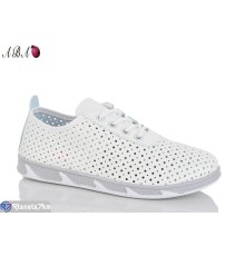 Кросівки жіночі на літо (8 пар р.37-41) білий  "Aba"