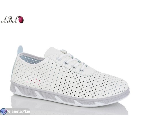 Кросівки жіночі на літо (8 пар р.37-41) білий  "Aba"