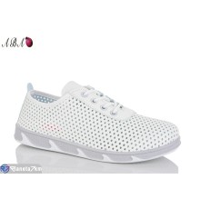Кросівки жіночі на літо (8 пар р.37-41) білий  "Aba"