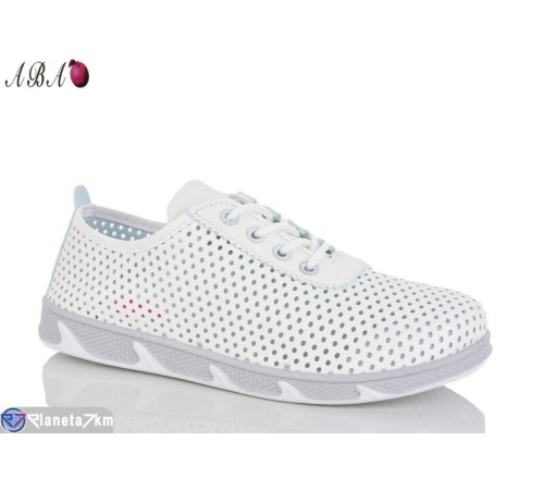 Кросівки жіночі на літо (8 пар р.37-41) білий  "Aba"