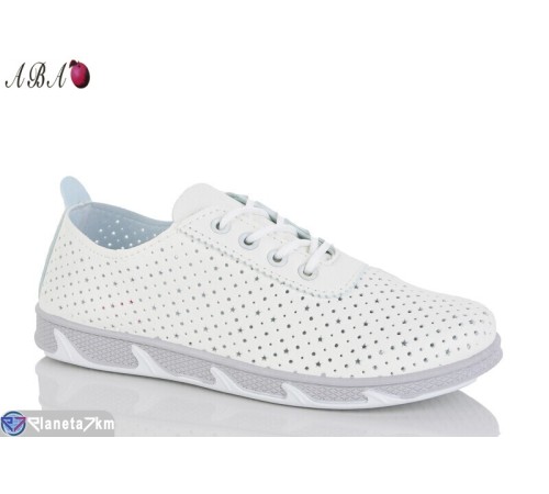 Кросівки жіночі на літо (8 пар р.37-41) білий  "Aba"