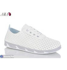 Кросівки жіночі на літо (8 пар р.37-41) білий  "Aba"