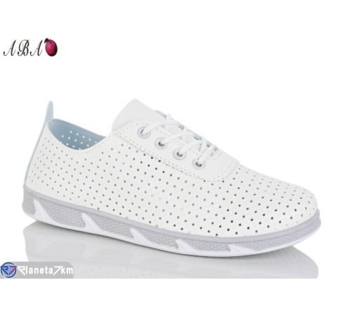 Кросівки жіночі на літо (8 пар р.37-41) білий  "Aba"