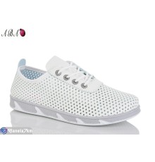 Кросівки жіночі на літо (8 пар р.37-41) білий  "Aba"