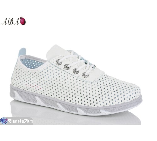 Кросівки жіночі на літо (8 пар р.37-41) білий  "Aba"