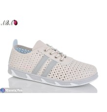 Кросівки жіночі на літо (8 пар р.37-41) бежевий  "Aba"