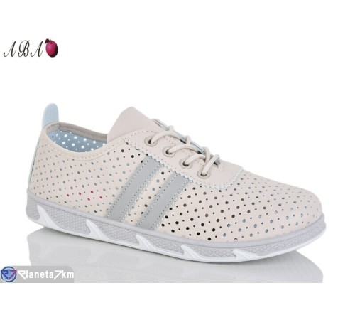 Кросівки жіночі на літо (8 пар р.37-41) бежевий  "Aba"