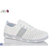 Кросівки жіночі на літо (8 пар р.37-41) білий  "Aba"