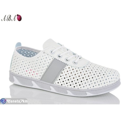 Кросівки жіночі на літо (8 пар р.37-41) білий  "Aba"