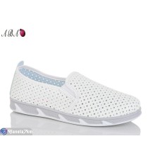 Сліпони жіночі на літо (8 пар р.37-41) білий  "Aba"