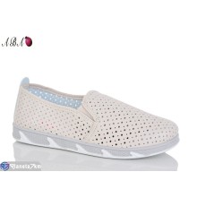 Сліпони жіночі на літо (8 пар р.37-41) бежевий  "Aba"