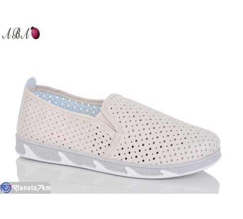 Сліпони жіночі на літо (8 пар р.37-41) бежевий  "Aba"