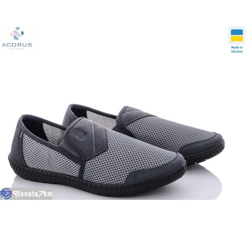 Сліпони чоловічі на літо (6 пар р.41-45) сірий  "Acorus"