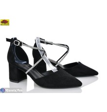 Туфлі жіночі на літо (6 пар р.36-40) чорний  "Mei De Li"