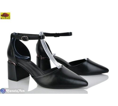 Туфлі жіночі на літо (6 пар р.36-40) чорний  "Mei De Li"