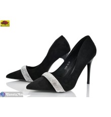 Туфлі жіночі на весну/осінь (6 пар р.36-40) чорний  "Mei De Li"