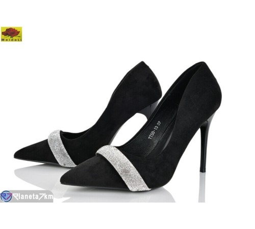 Туфлі жіночі на весну/осінь (6 пар р.36-40) чорний  "Mei De Li"