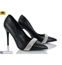 Туфлі жіночі на весну/осінь (6 пар р.36-40) чорний  "Mei De Li"